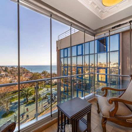Lovely Flat With Sea View Near Beach In Muratpasa Antalya Buitenkant foto
