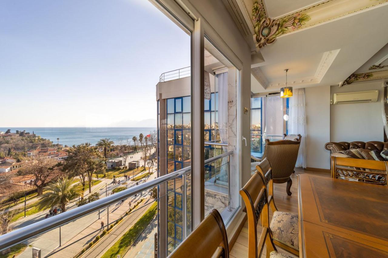 Lovely Flat With Sea View Near Beach In Muratpasa Antalya Buitenkant foto