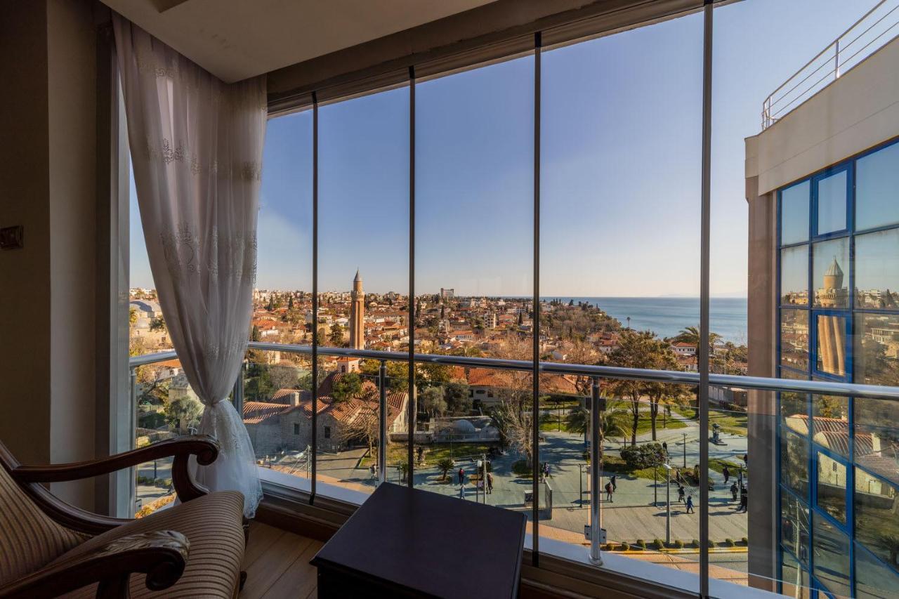 Lovely Flat With Sea View Near Beach In Muratpasa Antalya Buitenkant foto